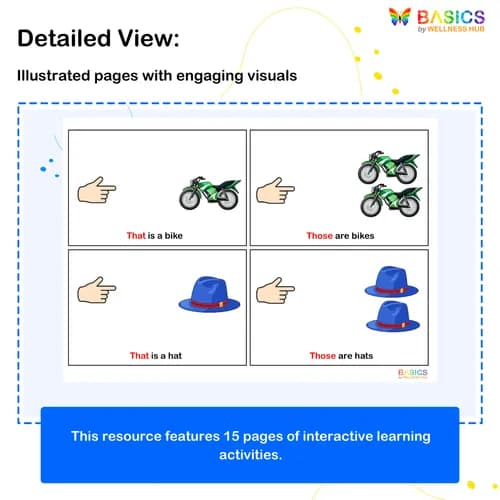 THAT & THOSE: Identify Far Singular and Plural Objects preview 2