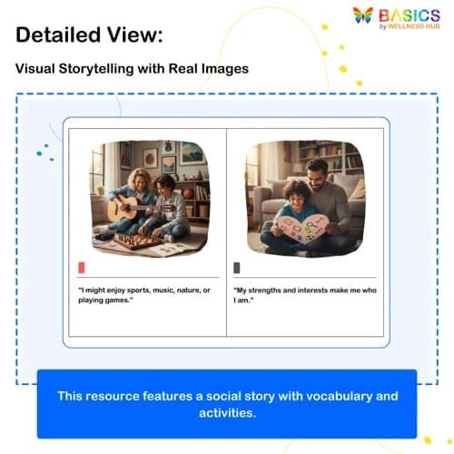 Who Am I – Social Story with Vocabulary and Activities preview 2