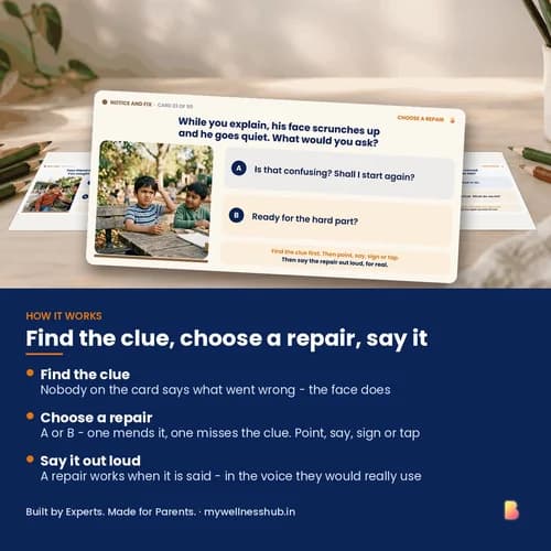 Fix the Chat: First Repairs — 50 Printable Conversation Repair Cards for Misunderstandings and Awkward Silences – page 3 preview