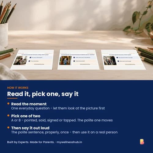 Polite Pick: The Magic Words — 50 Printable Manners Cards for Please, Sorry and Excuse Me – page 3 preview