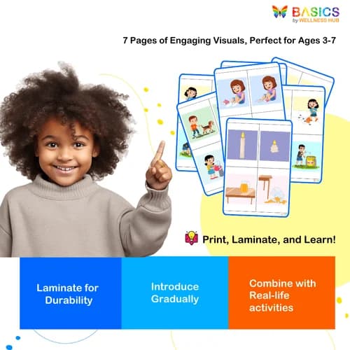 2-Step Sequencing Cards: Free Printable PDF for Daily Activities