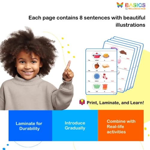 Free Learning Sentences with Heavy and Light: Illustrated PDF for Kids