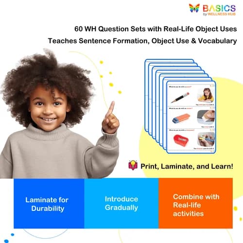 What Do You Do With? WH Questions & Functional Object Use – Printable PDF