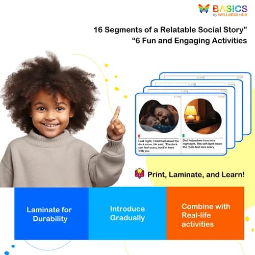 When I’m Scared: Social Story and Activities for Kids preview 4