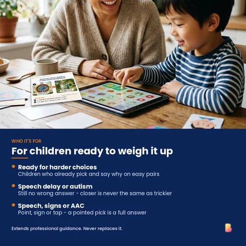 Would You Rather? Closer Calls — 50 Printable Close-Call Choice Cards for Kids to Explain Decisions – page 4 preview