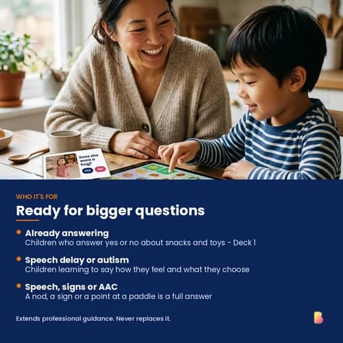 Yes or No? Bigger Questions — 50 Printable Yes/No Question Cards about Friends, Feelings and Choices – page 4 preview