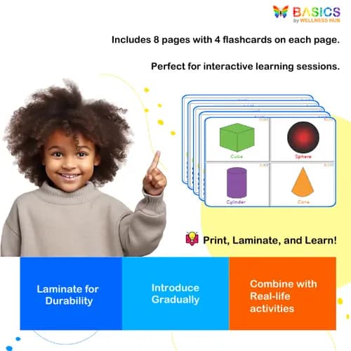 Shapes Flashcards for Kids – Free Printable PDF preview 4