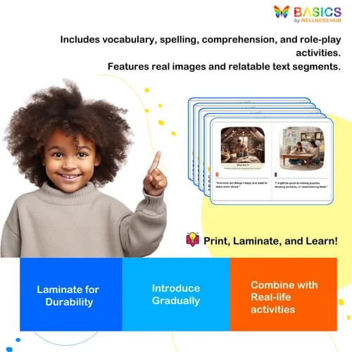 Who Am I – Social Story with Vocabulary and Activities preview 4