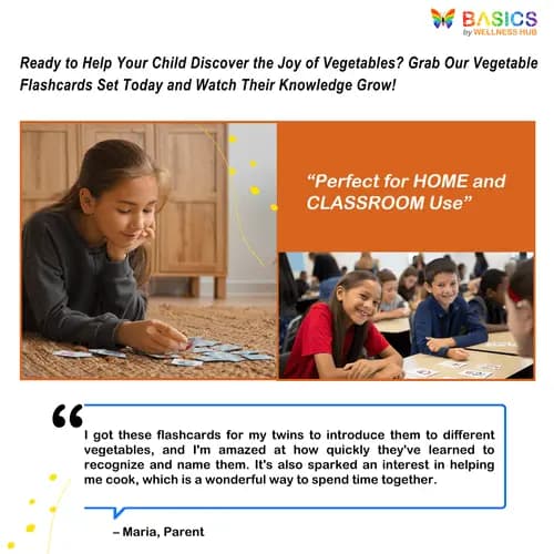 Vegetables Flashcards for Kids: Free Printable PDF preview 5
