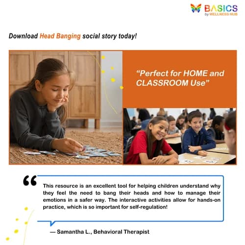 Head Banging – Social Story for Safe Alternatives & Self-Regulation