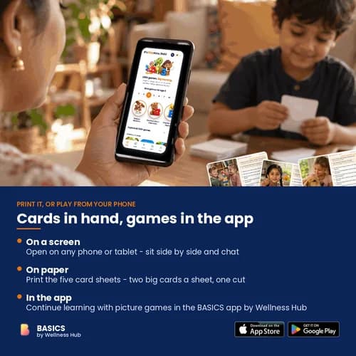 My First Conversation Cards — 10 Printable Picture Cards and 100 Questions to Get Children Talking – page 5 preview