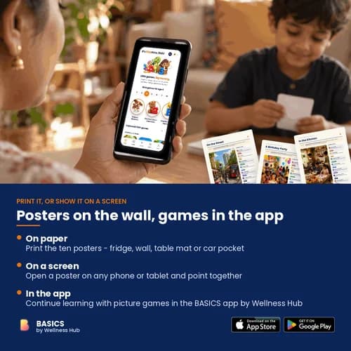 Picture Talk: Everyday Places — 10 Printable Busy Scene Posters with 80 Talking Points for Speech Therapy – page 5 preview