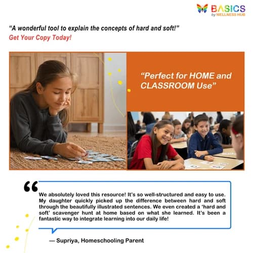Free Learning Sentences with Hard and Soft: Illustrated PDF for Kids