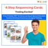 4-Step Sequencing Cards: Free Printable PDF for Feeling Excited