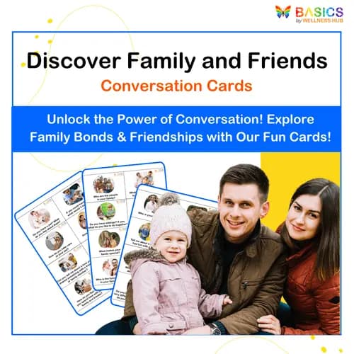 Family and Friends: Conversation Cards for Kids Explore Bonds, Traditions, and Fun! - Free