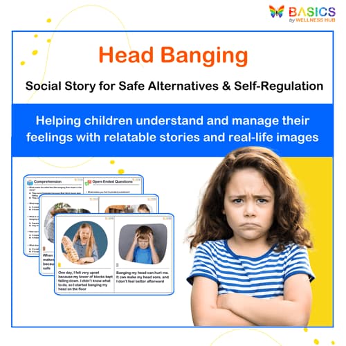 Head Banging – Social Story for Safe Alternatives & Self-Regulation - Free
