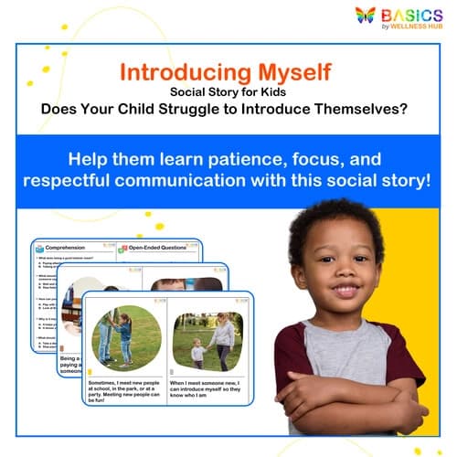 Introducing Myself – Free Social Story for Kids’ Communication Skills
