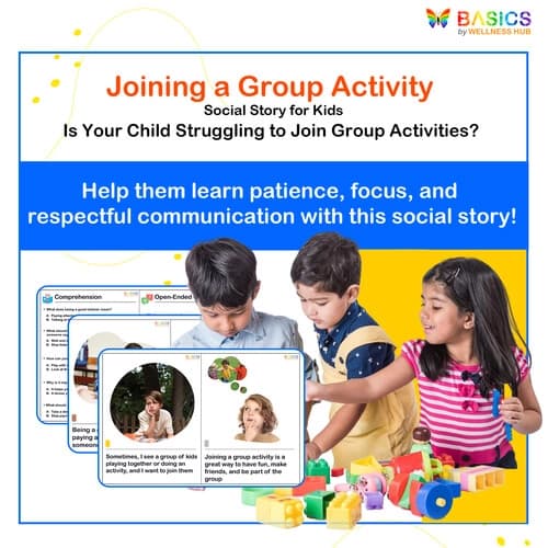 Joining a Group Activity – Social Story for Kids’ Social Confidence - Free