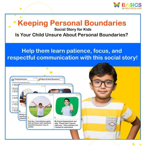 Keeping Personal Boundaries – Free Social Story for Kids’ Personal Space - Free