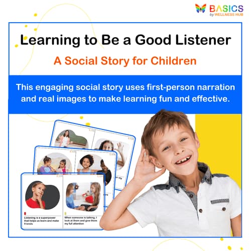 Learning to Be a Good Listener: Social Story for Kids - Free