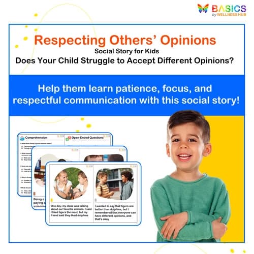 Respecting Others’ Opinions – Free Social Story for Kids - Free