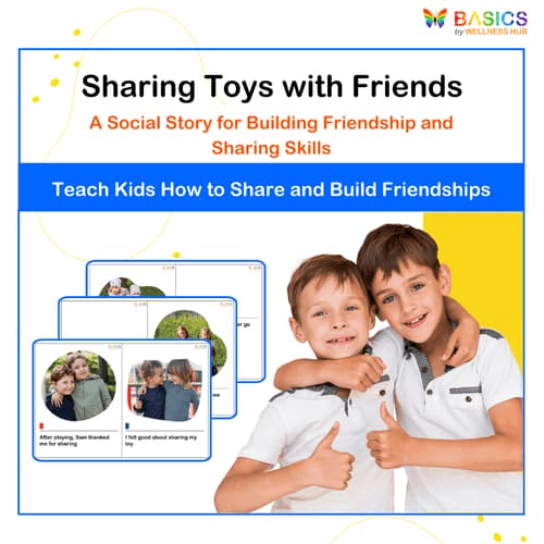 Sharing Toys with Friends: Social Story for Kids - Free