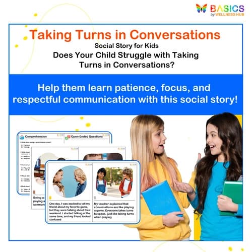 Taking Turns in Conversations – Social Story for Kids - Free