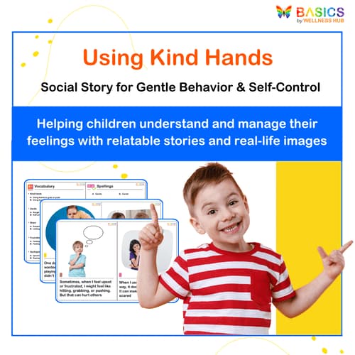 Using Kind Hands – Social Story for Gentle Behavior & Self-Control - Free