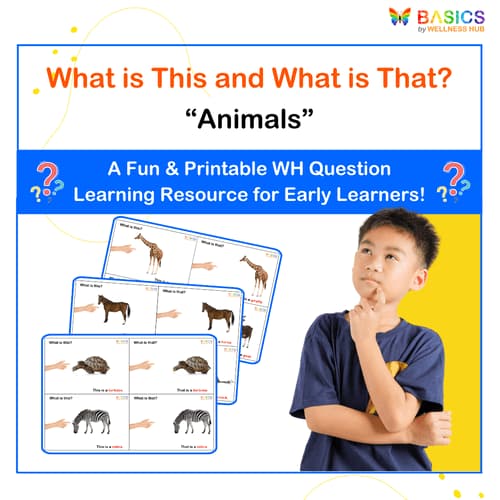 What is This and What is That? - Animals Learning PDF for Kids WH