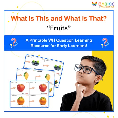 What is This and What is That? - Fruits Learning PDF for Kids WH