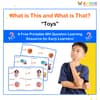 What is This and What is That? - Free Toys Learning PDF for Kids WH