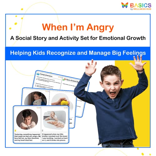 When I’m Angry: Social Story with Activities for Kids - Free