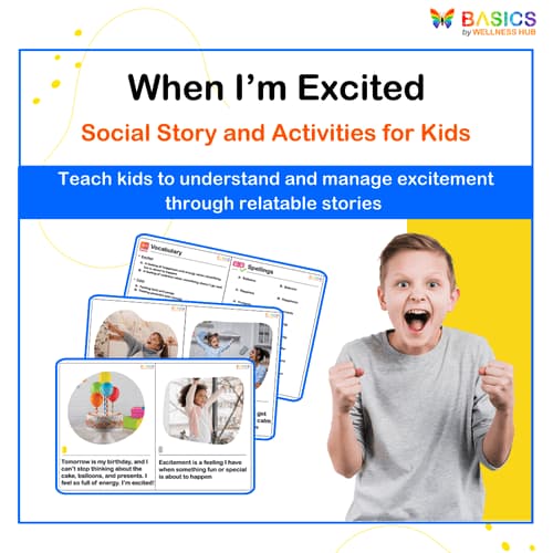 When I’m Excited: Social Story with Activities for Emotional Growth - Free