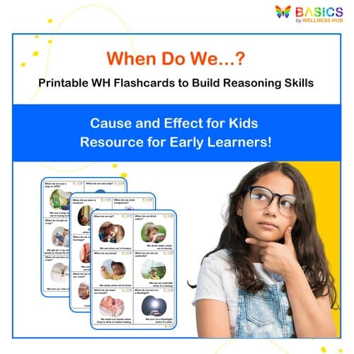 When Questions Flashcards – Cause and Effect for Kids (Printable PDF) - Free