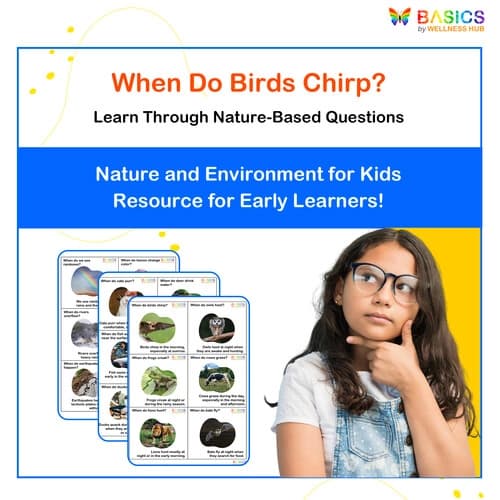 When Questions Flashcards – Nature and Environment for Kids (Printable PDF)