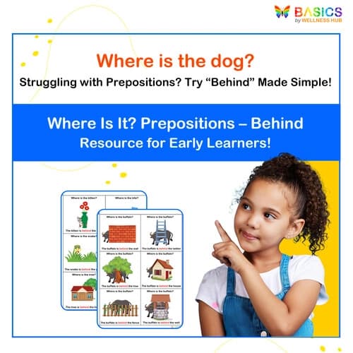 Where Is It? Prepositions – Behind (Printable PDF) - Free
