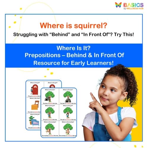 Where Is It? Prepositions – Behind & In Front Of (Printable PDF) - Free