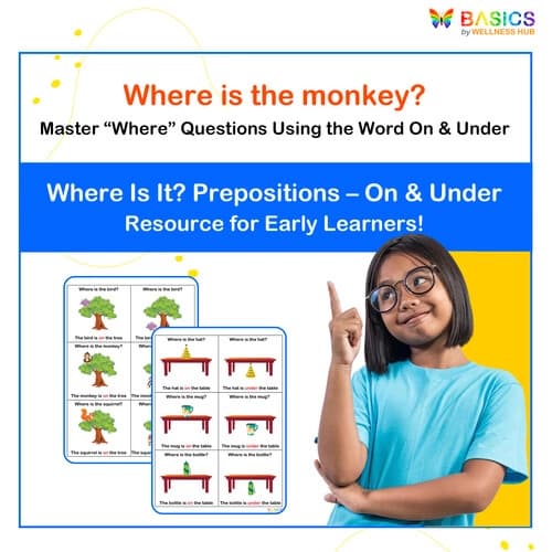 Where Is It? Prepositions – On & Under (Printable PDF) - Free