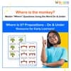 Where Is It? Prepositions – On & Under (Printable PDF)