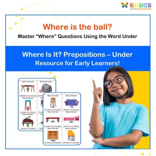 Where Is It? Prepositions – Under (Free Printable PDF)