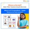 Where Is It? Prepositions – Under (Free Printable PDF)