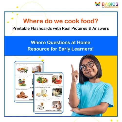 Where Questions at Home – Printable Flashcards with Real-Life Answers