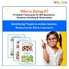 Who Questions Flashcards – Identifying People in Action Scenes (Printable PDF)