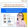Why Questions Flashcards – Printable Cause & Effect Learning for Kids