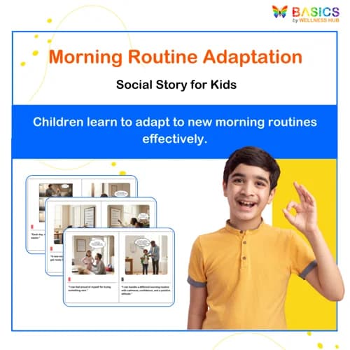 Adapting to a Different Morning Routine – Social Story for Kids - Free
