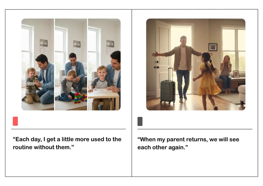 Social Story: Adjusting to a Parent Being Away-PDF1