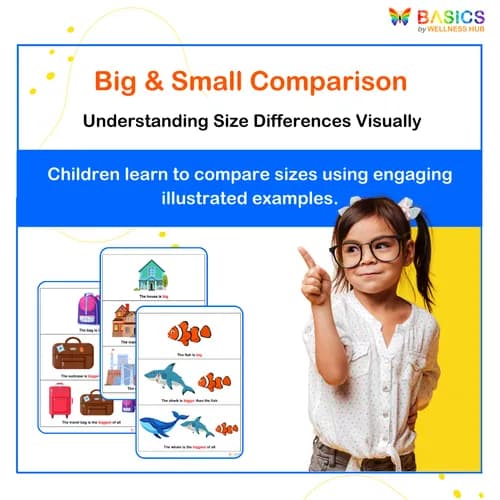 BIG & SMALL – Learn Comparison Words Through Pictures