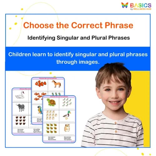Choose the Correct Phrase – Singular and Plural Worksheet Set