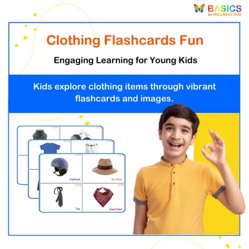 Clothing and Accessories Flashcards for Kids – Printable PDF - Free