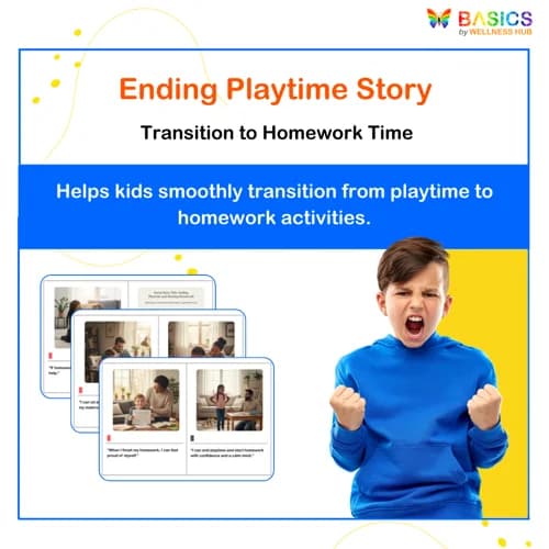 Ending Playtime and Starting Homework – Social Story for Kids - Free